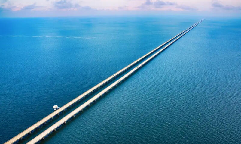 bridge and sea